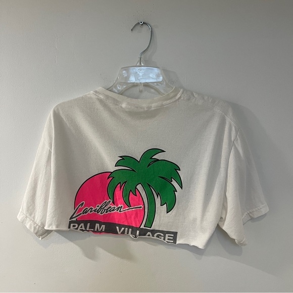 Vintage 80's Caribbean Palm Village - Cropped - Picture 2 of 4